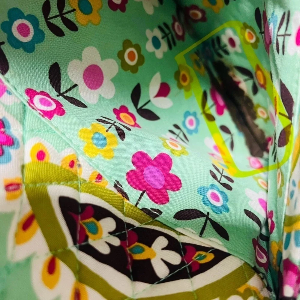 Vera Bradley Tablet Hipster Bag - “Tutti Frutti” Retired Pattern Green/Pink